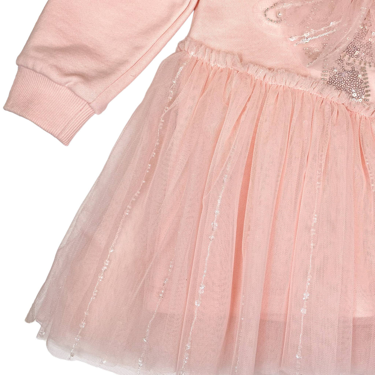 Little Ones Embellished Teddy Sweater Dress