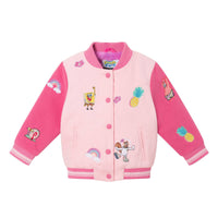 Little Ones SpongeBob SquarePants™ Rainbow Patchwork Bomber Jacket