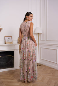 The Savannah Romantic Floral Tulle Dress