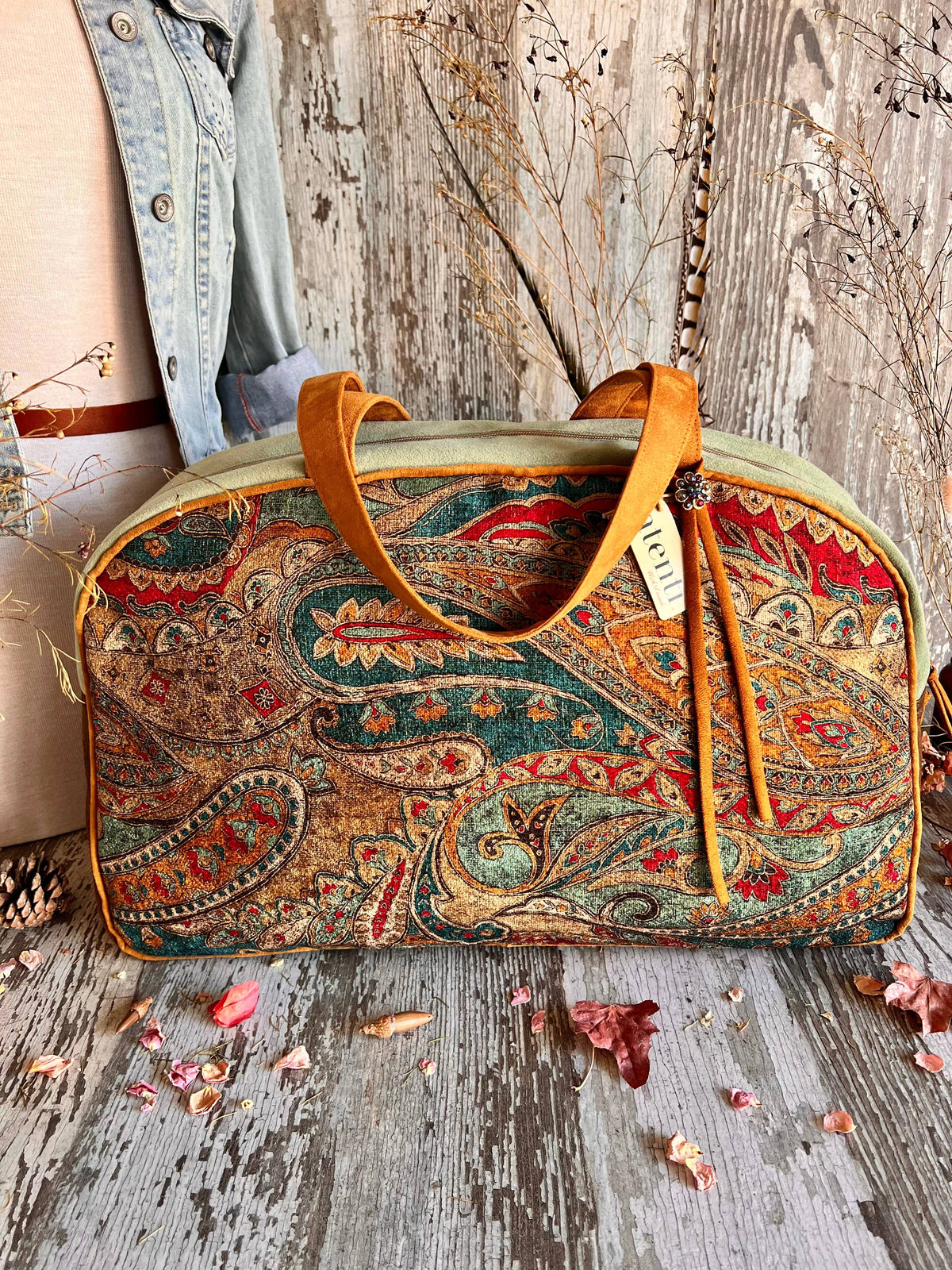 The Vivian Velvet Luxury Overnight Bag