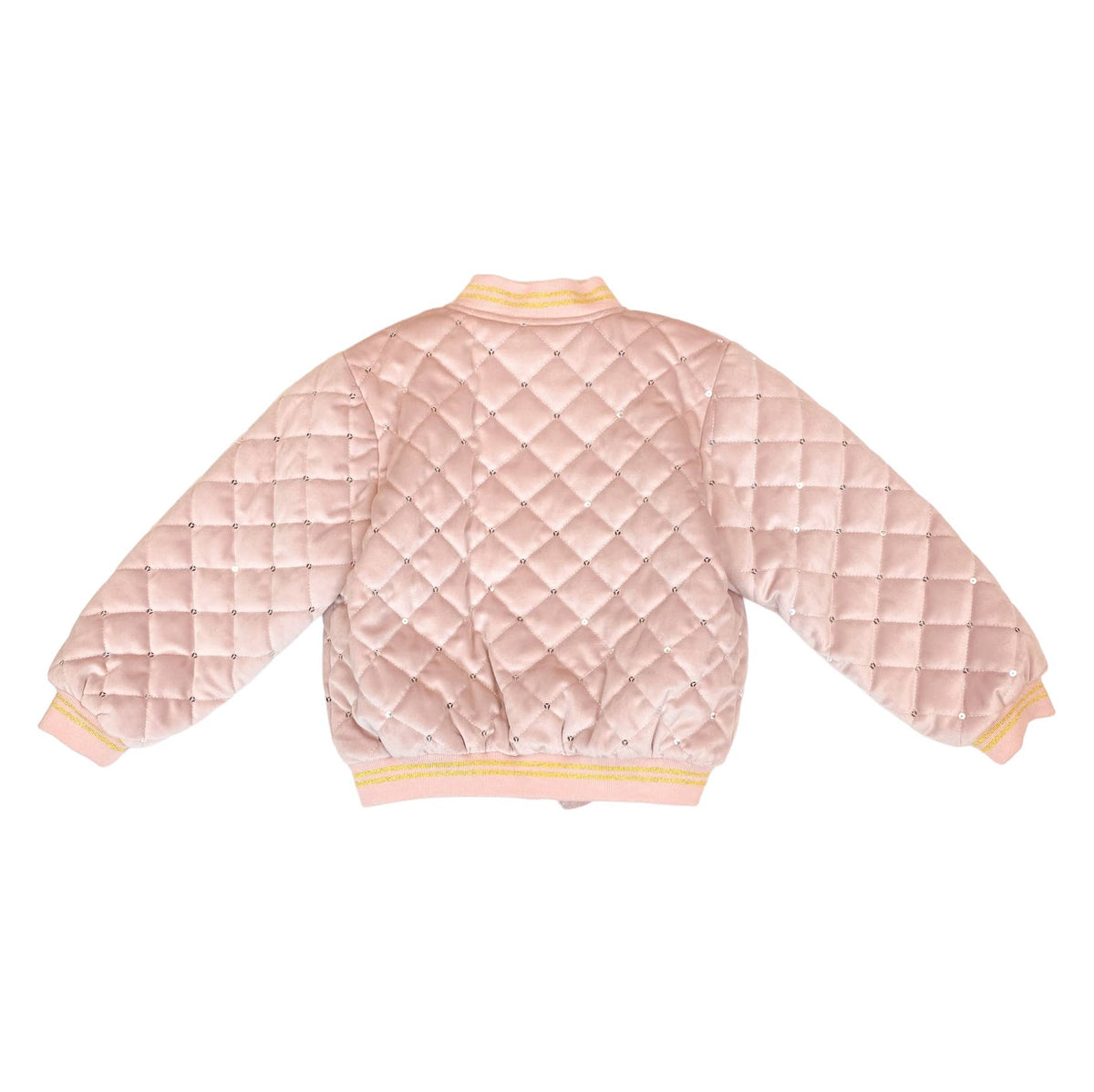 Little Ones Floral Embroidered Quilted Jacket