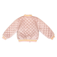 Little Ones Floral Embroidered Quilted Jacket
