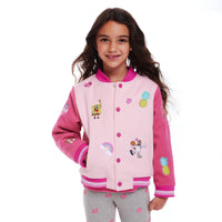 Little Ones SpongeBob SquarePants™ Rainbow Patchwork Bomber Jacket
