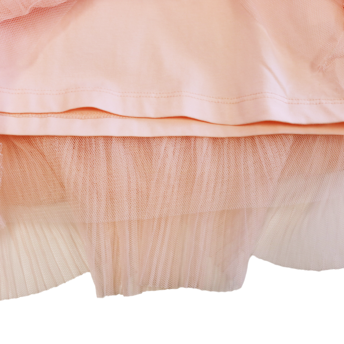 Little Ones Ruffle Mesh Layer Dress