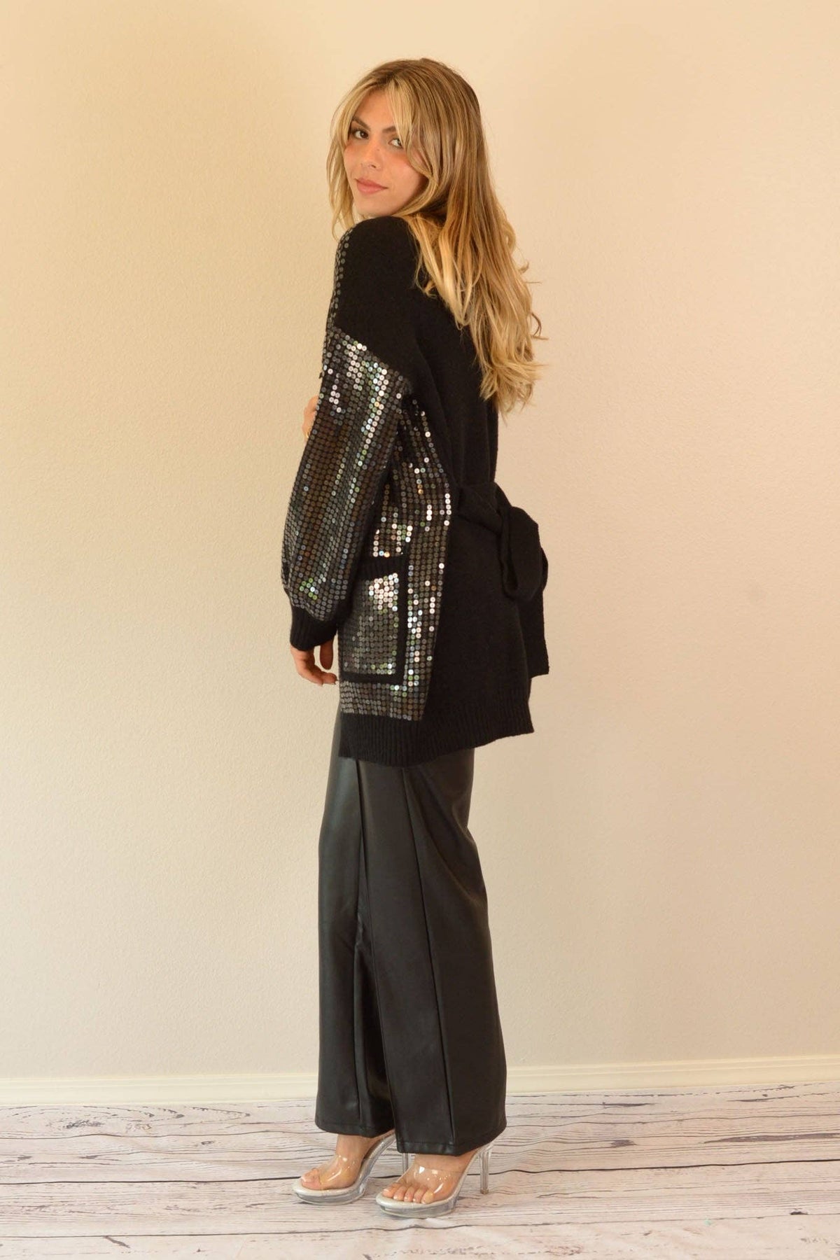 The Giovanni Sequin Cardigan Sweater