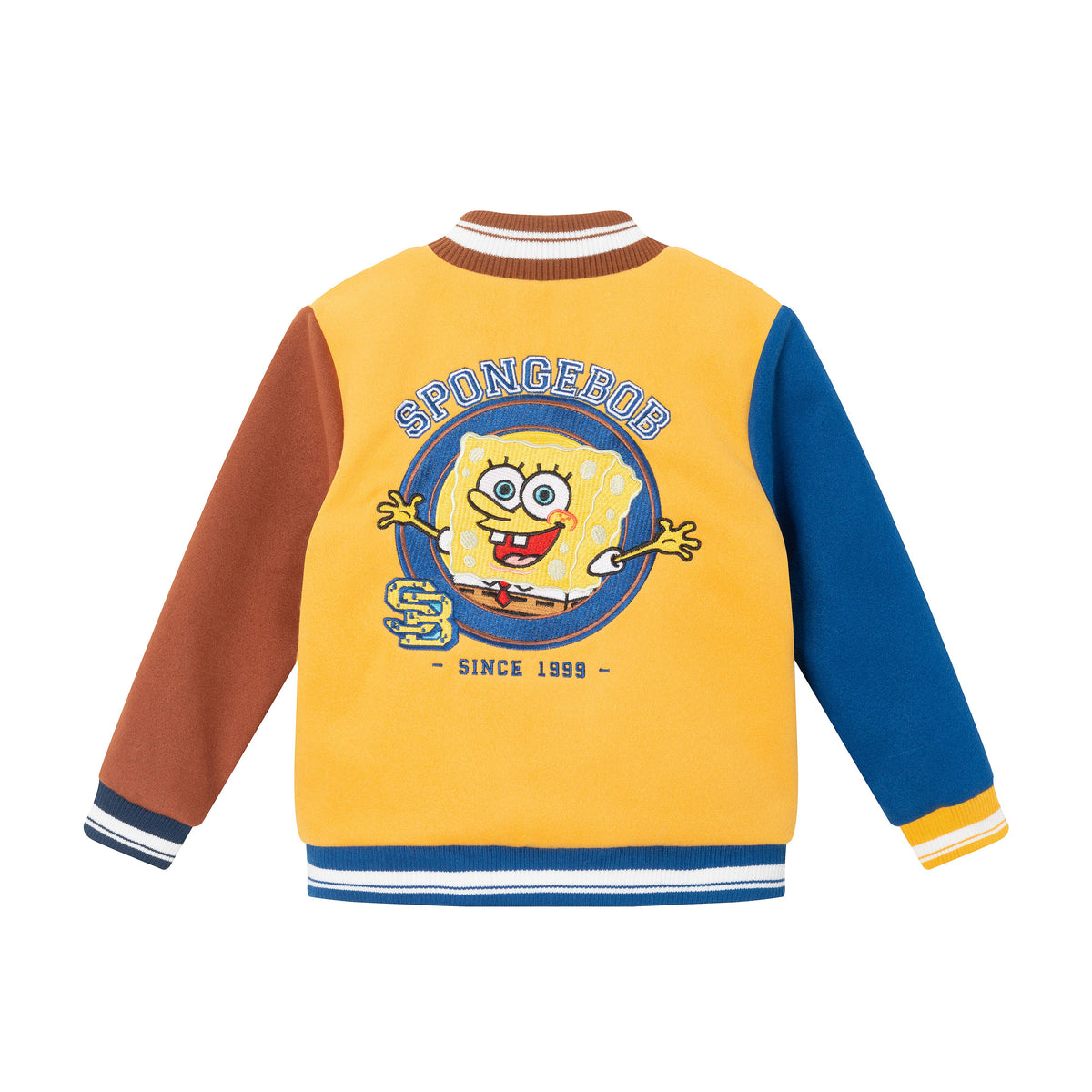Little Ones SpongeBob SquarePants™ Patchwork Varsity Bomber