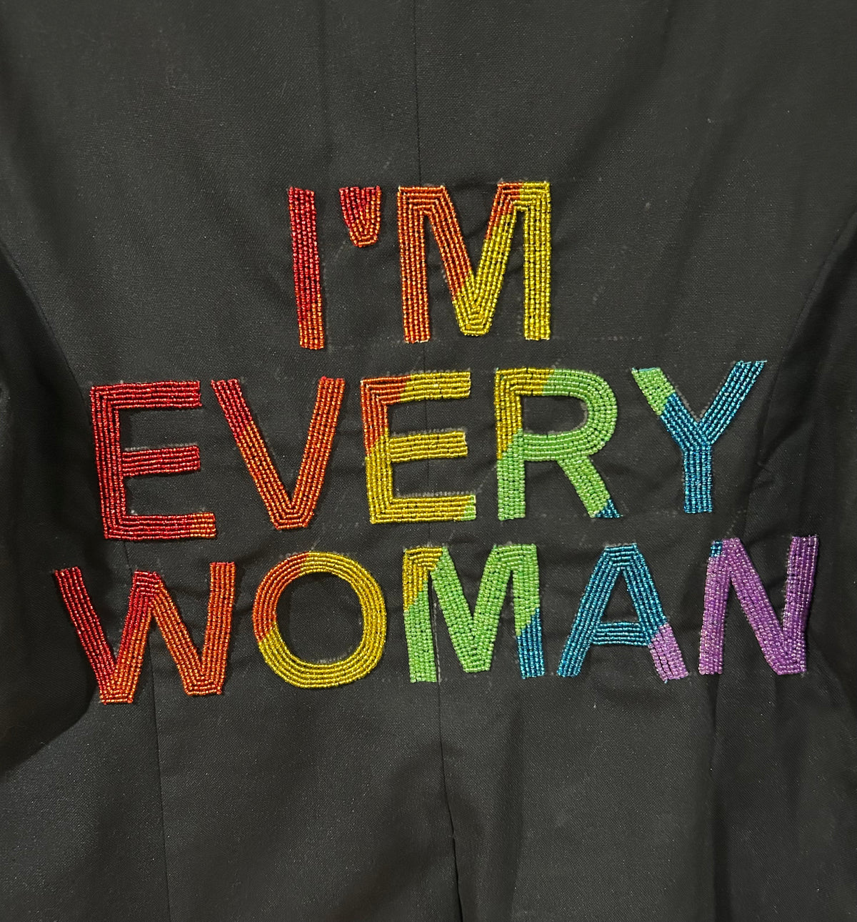 The 'I'm Every Woman' Beaded Blazer