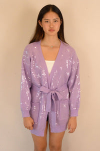 The Giovanni Sequin Cardigan Sweater