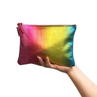 The Rainbow Metallic Pouch