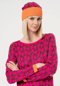 The Elzbeth Joyful Jacquard Sweater Dress