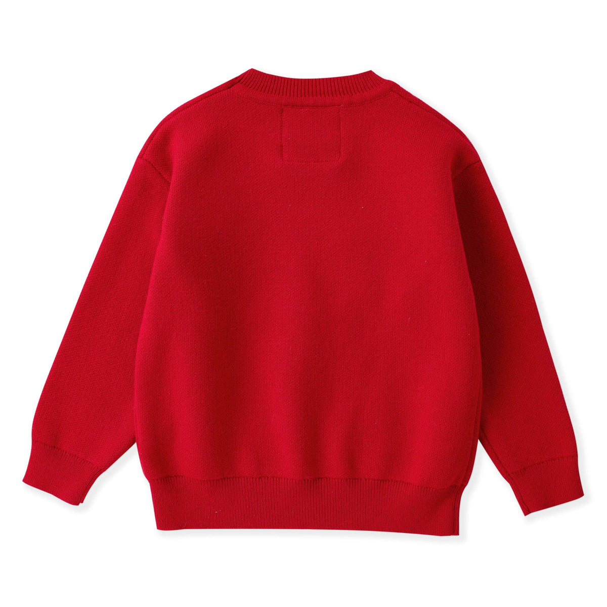 Little Ones Red Sparkle Bow Christmas Sweater