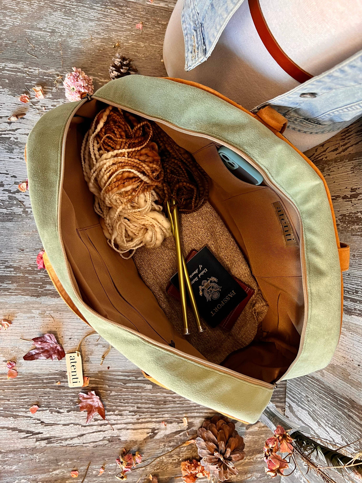 The Vivian Velvet Luxury Overnight Bag