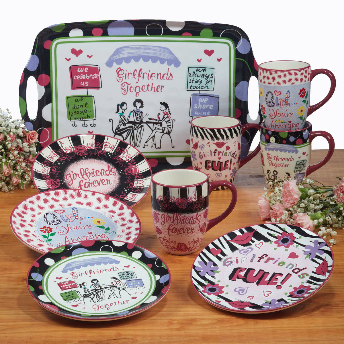 Gift Girfriends Together Tray