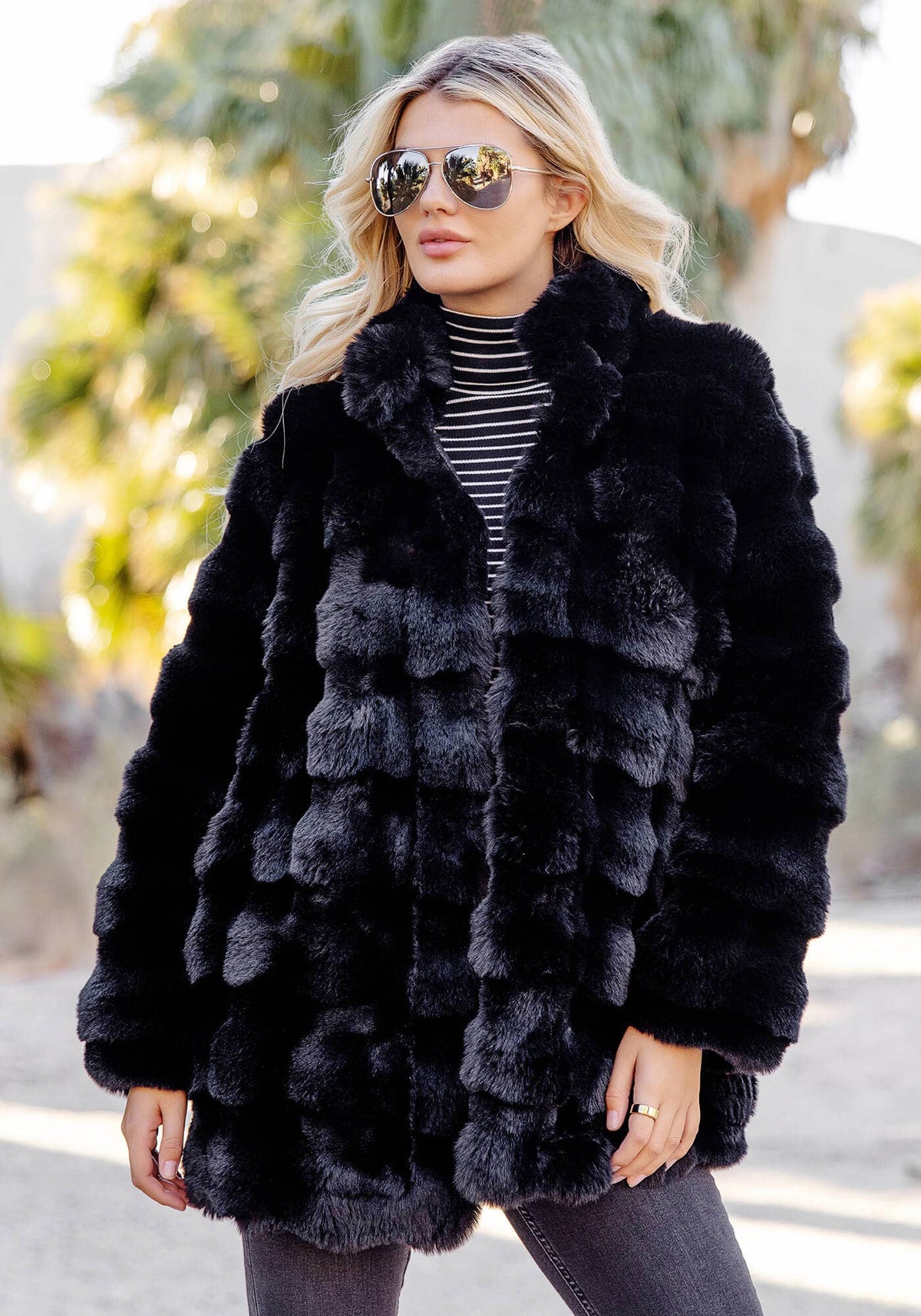 The Rainier Reversible Mink Fur Coat