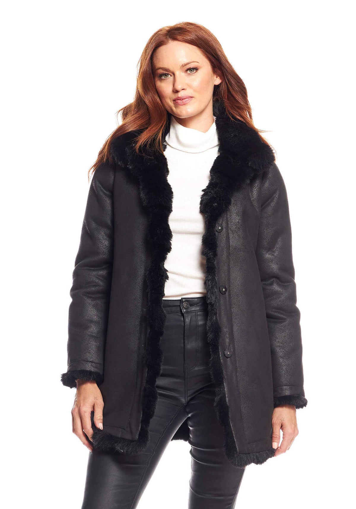 The Rainier Reversible Mink Fur Coat