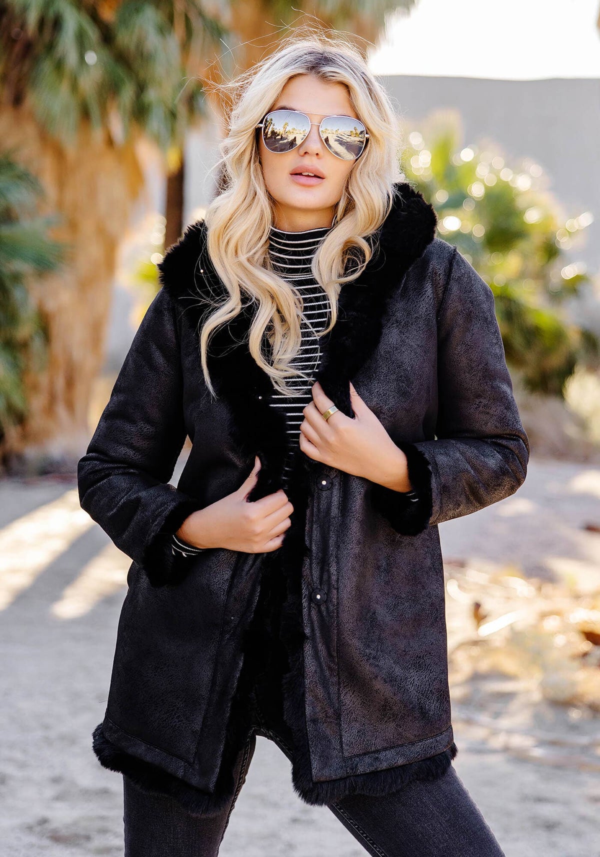 The Rainier Reversible Mink Fur Coat