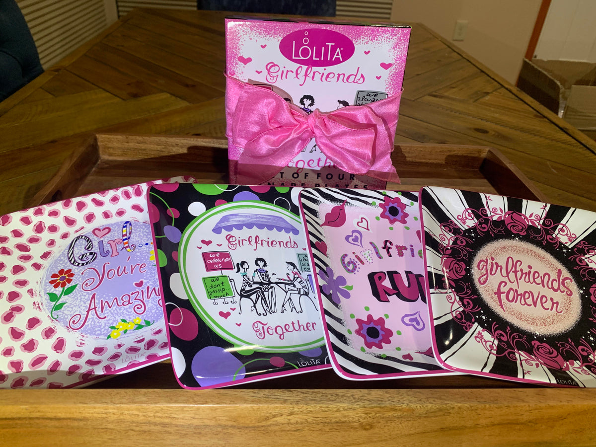 Gift Girlfriends Together Canape Plates