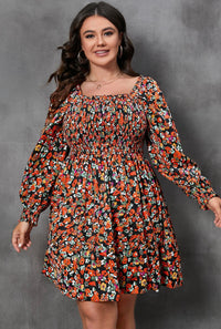 Curvy Luna Floral Dress