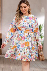 Curvy Rose Floral Plus Size Dress