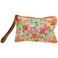 An Explosion of Colors Chevron Arrows Sequin Wristlet