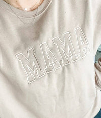Our Embroidered MAMA Sweatshirt