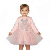Little Ones Embellished Teddy Sweater Dress