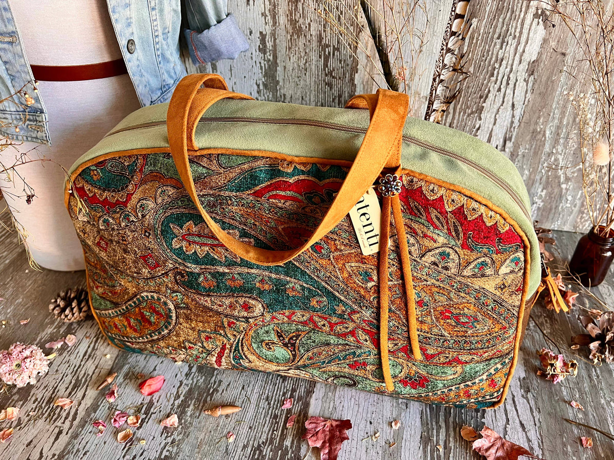 The Vivian Velvet Luxury Overnight Bag