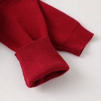 Little Ones Red Santa Christmas Sweater