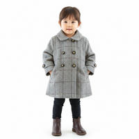 Little Ones Herringbone Coat