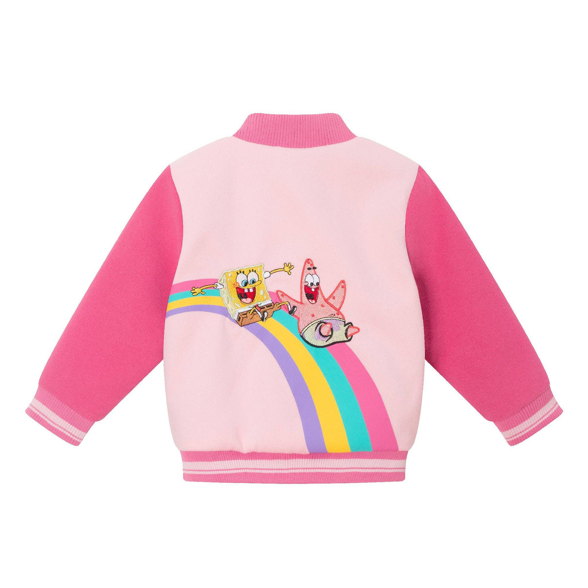 Little Ones SpongeBob SquarePants™ Rainbow Patchwork Bomber Jacket