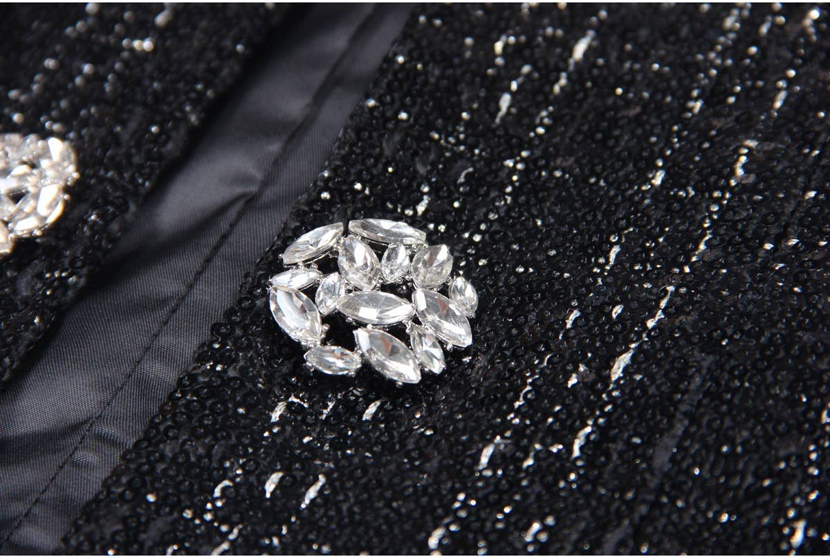 The Terese Sequin Diamond Jacket