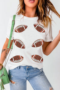The Football Fanatic Sequin Fan Top