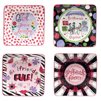 Gift Girlfriends Together Canape Plates