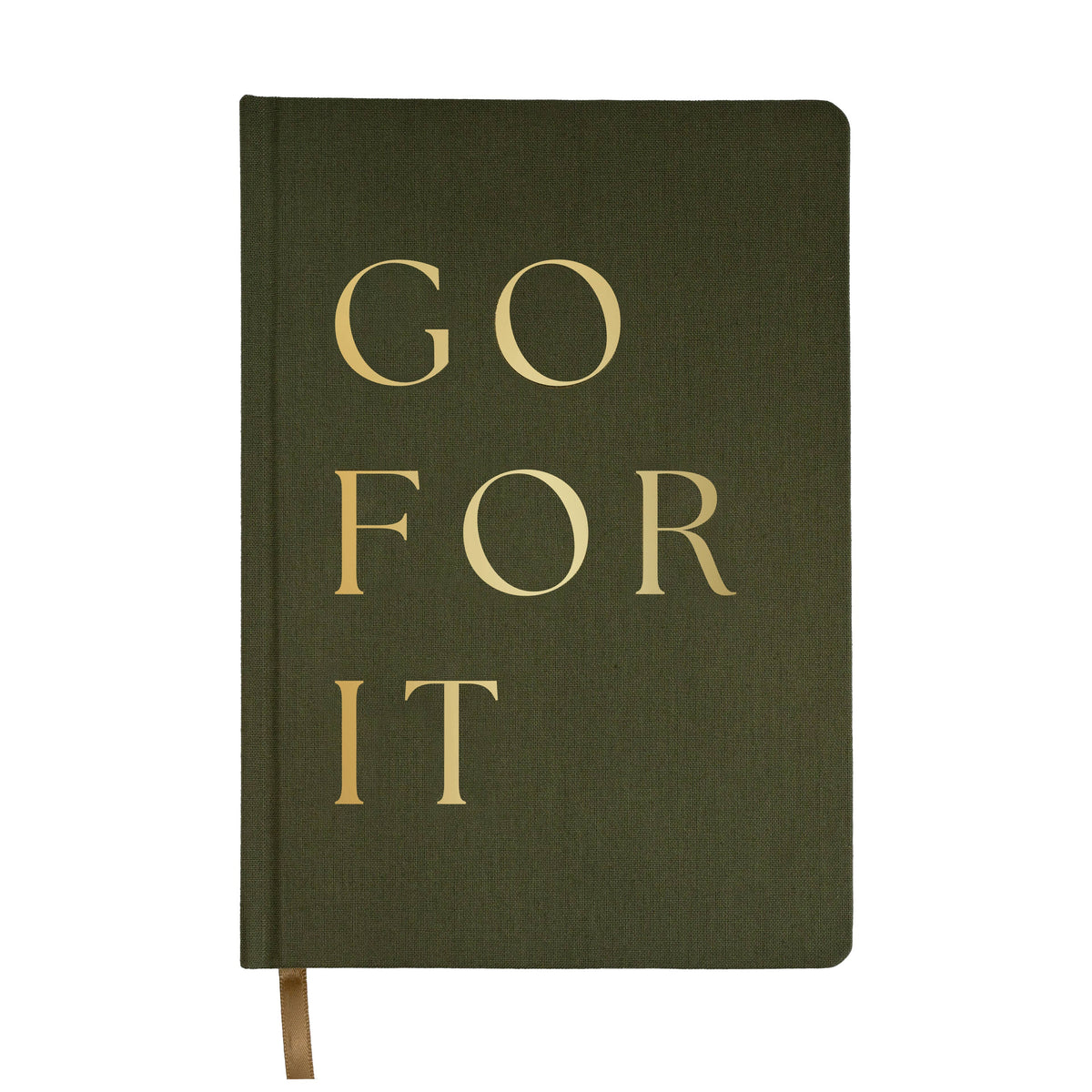 Gift Go For It Fabric Journal