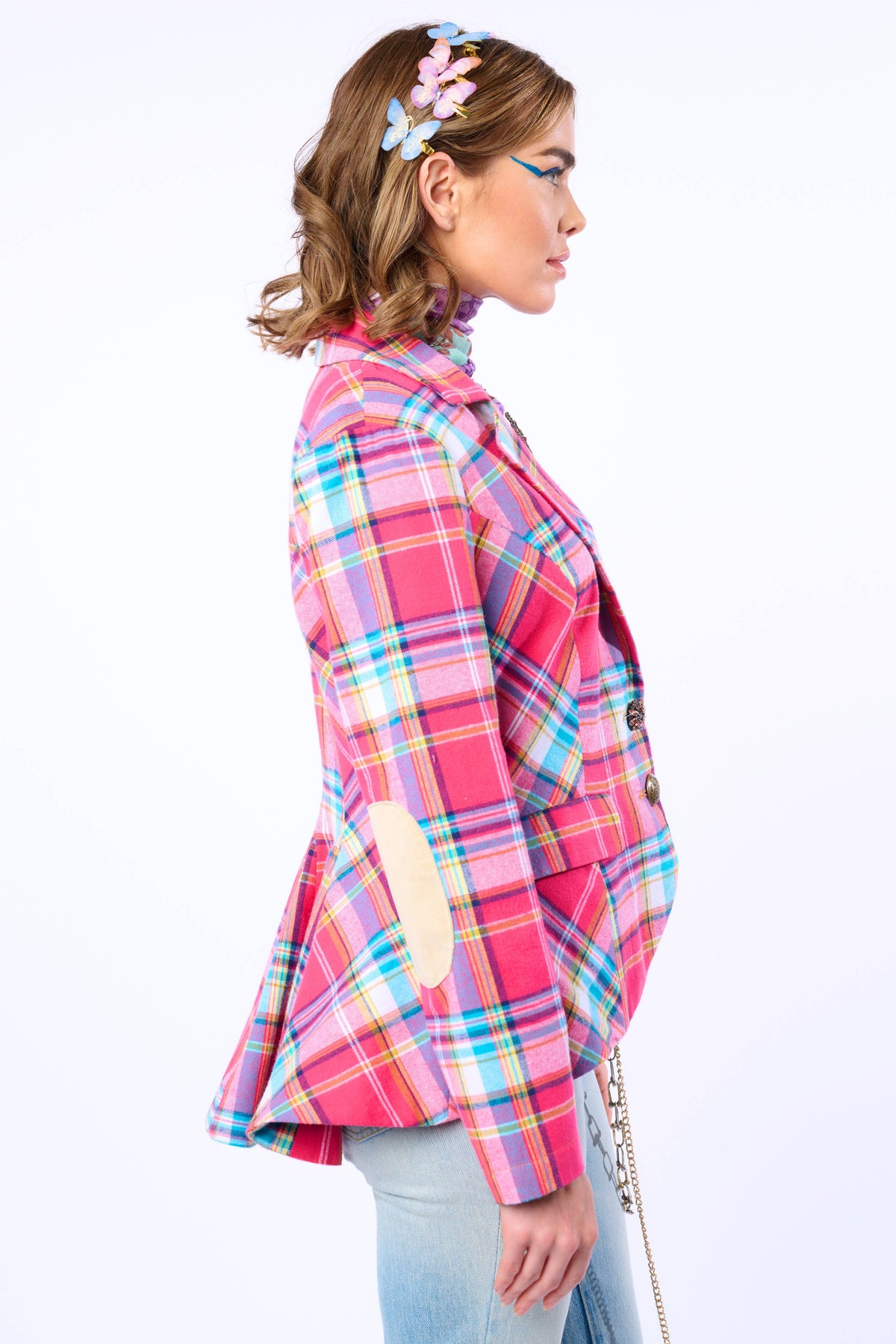The Dulce Plaid Blazer