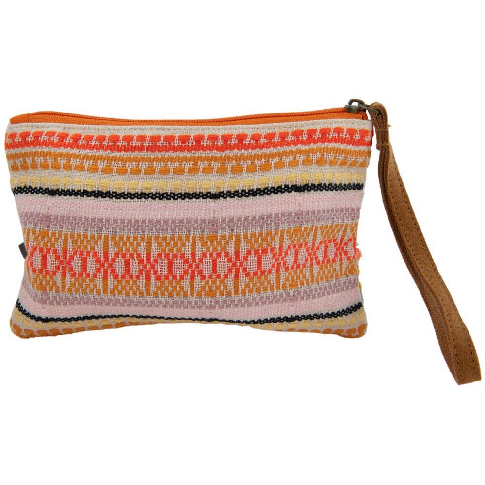 An Explosion of Colors Chevron Arrows Sequin Wristlet