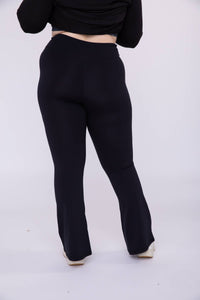 Curvy Venice Crossover Waist Yoga Pants