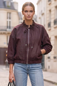Bianca Denim Zip Up Jacket