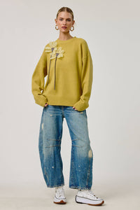 Bloom Appliqué Sweater