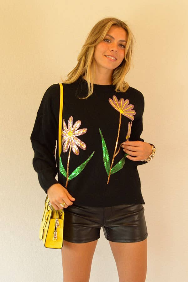 The Kyleigh Floral Sweater