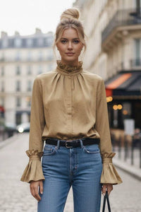 Demi Ruffle Sleeve Blouse