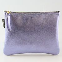 The Metallic Everyday Pouch: 3 sizes! Ginger/Monroe/Carter