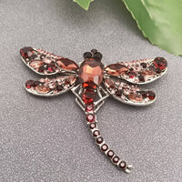 Broach Rhinestone Dragonfly