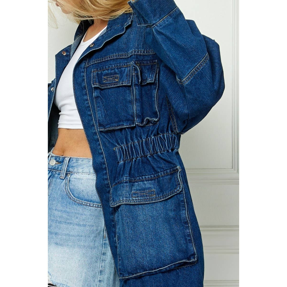 Cargo Denim Jacket