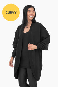 CURVY Moni Cozy & Fur Lined Cardigan