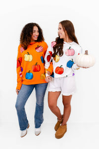 Rainbow Pumpkin Sweatshirt