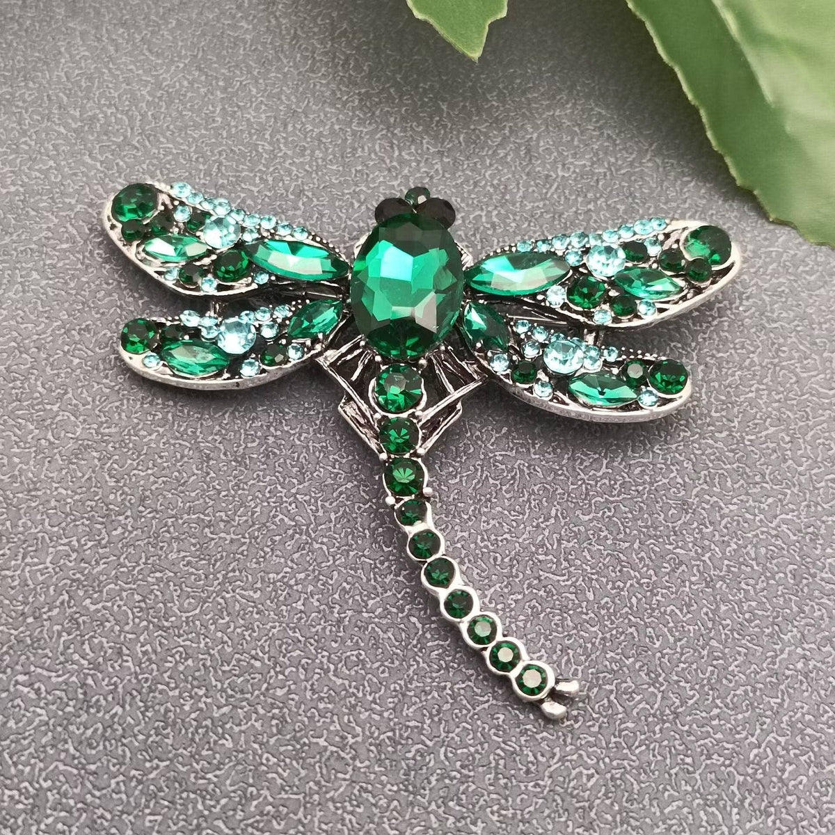 Broach Rhinestone Dragonfly