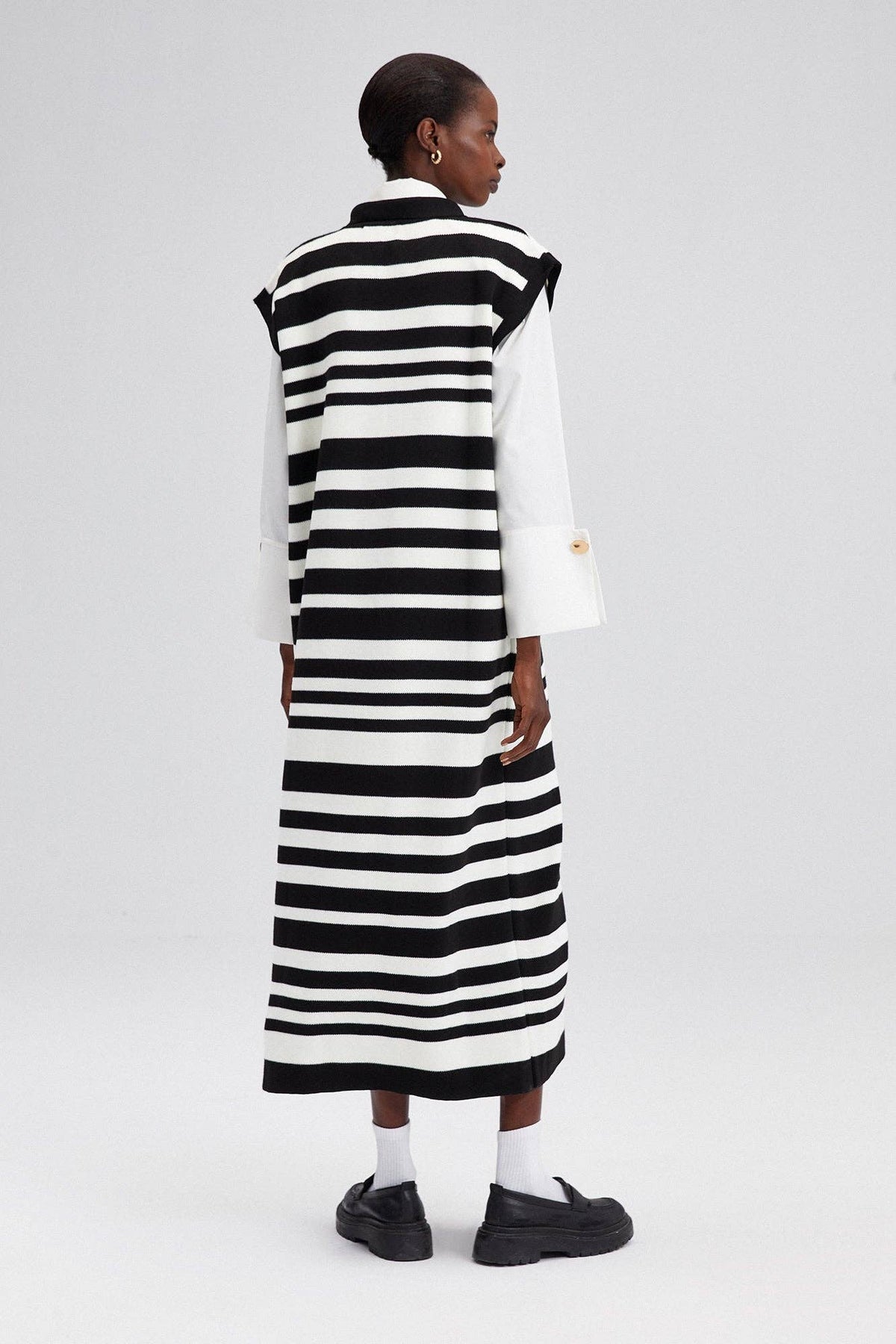 The Claudine Women's Polo Striped Knit Dress