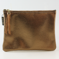 The Metallic Everyday Pouch: 3 sizes! Ginger/Monroe/Carter