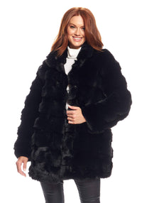 Faux Fur Rainier Reversible Mink Coat